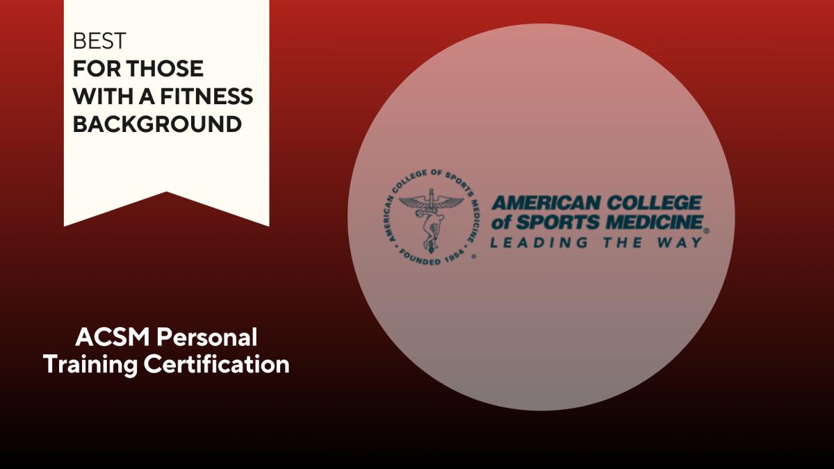 SI - ACSM - Personal Training Certification